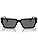 Versace Unisex Sunglasses Havana Frame, Dark Grey Lenses, 54MM